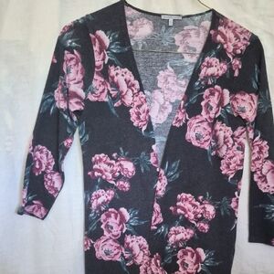 Charlotte Russe Pink Floral light jacket